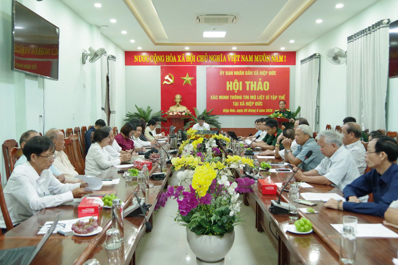17 hài cốt nghi mộ liệt sĩ tập thể tại xã Hiệp Đức có khả năng là bộ đội đặc công