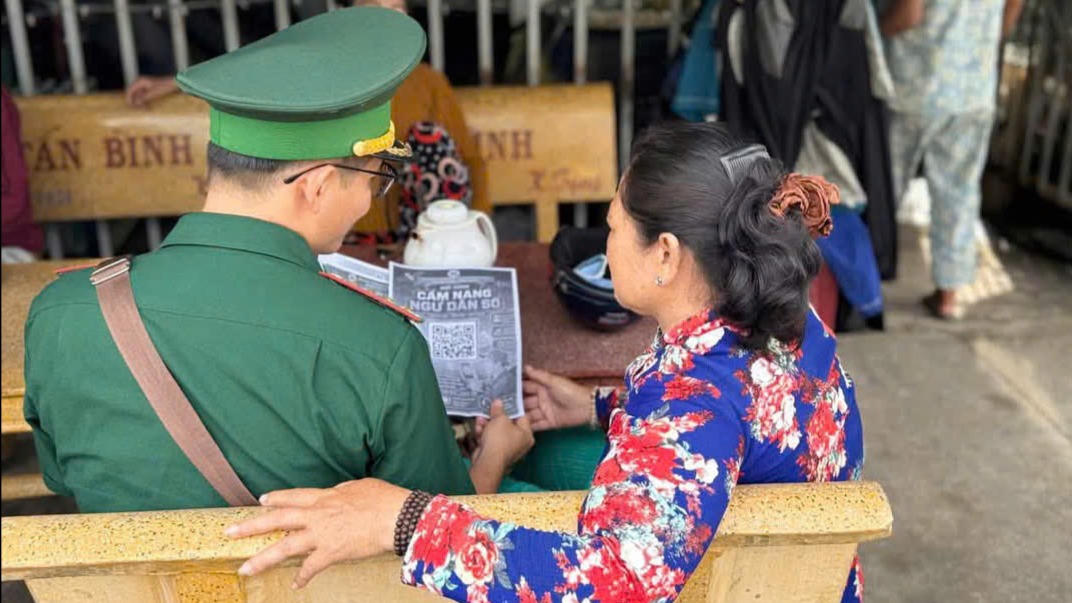 Đồn Biên phòng Kiểng Phước nâng cao hiệu quả tuyên truyền chống khai thác IUU