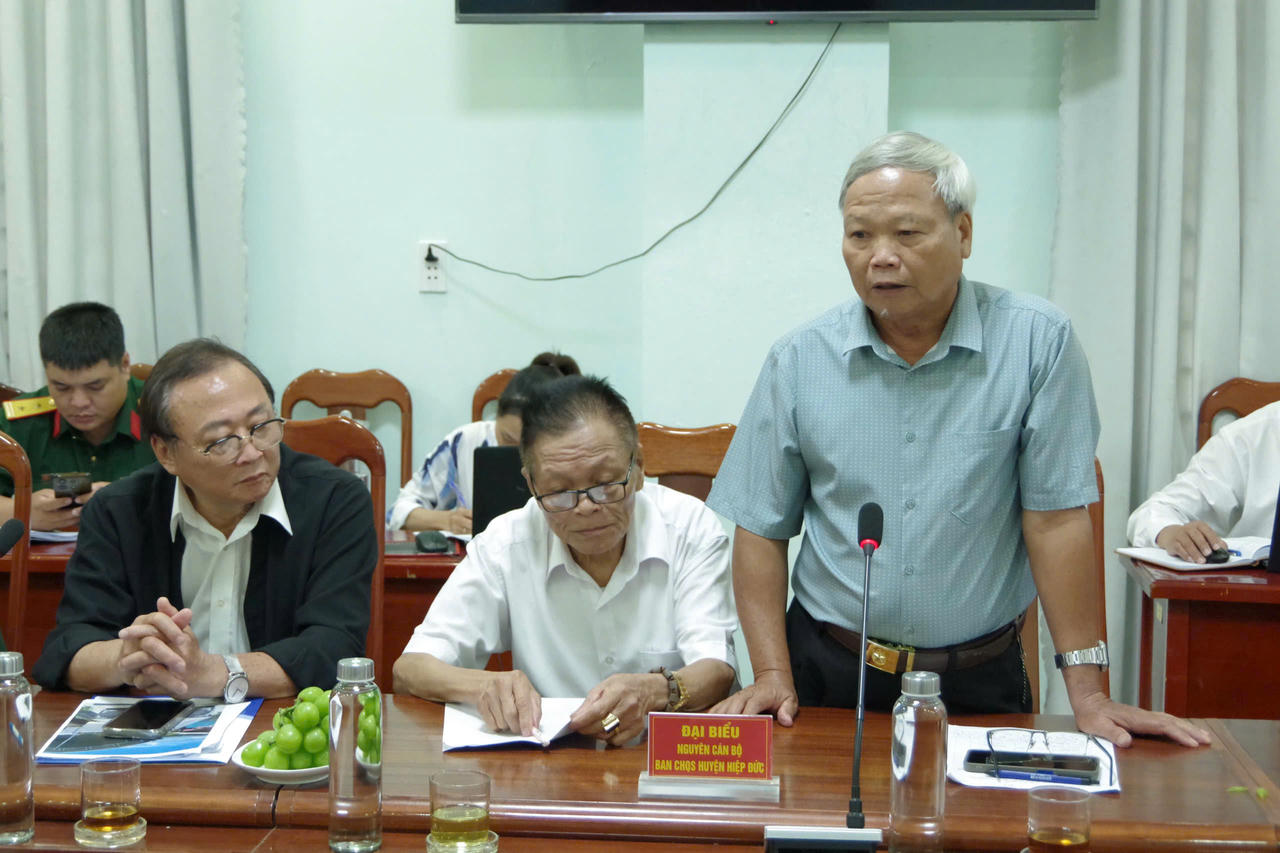 Các nhân chứng, cựu cán bộ quân sự và cán bộ địa phương từng công tác tại Hiệp Đức qua các thời kỳ cung cấp, đối chiếu nhiều thông tin liên quan.