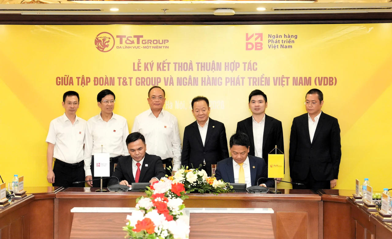 VDB Lâm Đồng và Tập đoàn T&T ký kết thỏa thuận tài trợ vốn tín dụng đầu tư của Nhà nước