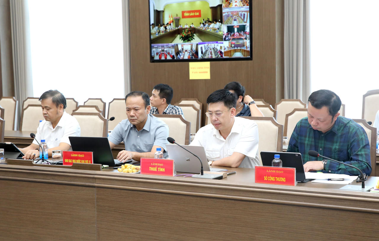 Các đại biểu dự Hội nghị. Ảnh: laocai.gov.vn