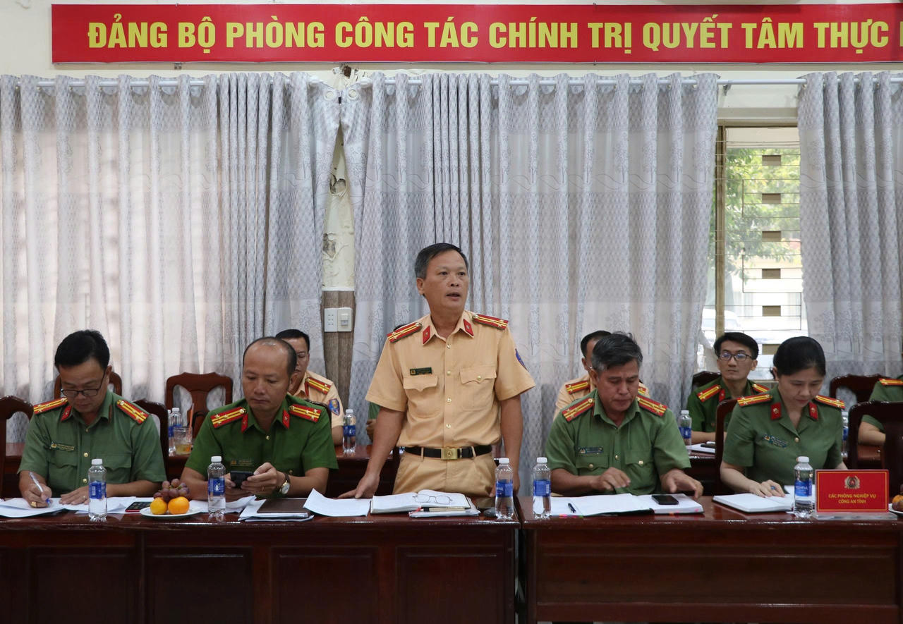 Ban Pháp chế HĐND tỉnh khảo sát công tác cải cách hành chính tại Công an tỉnh An Giang