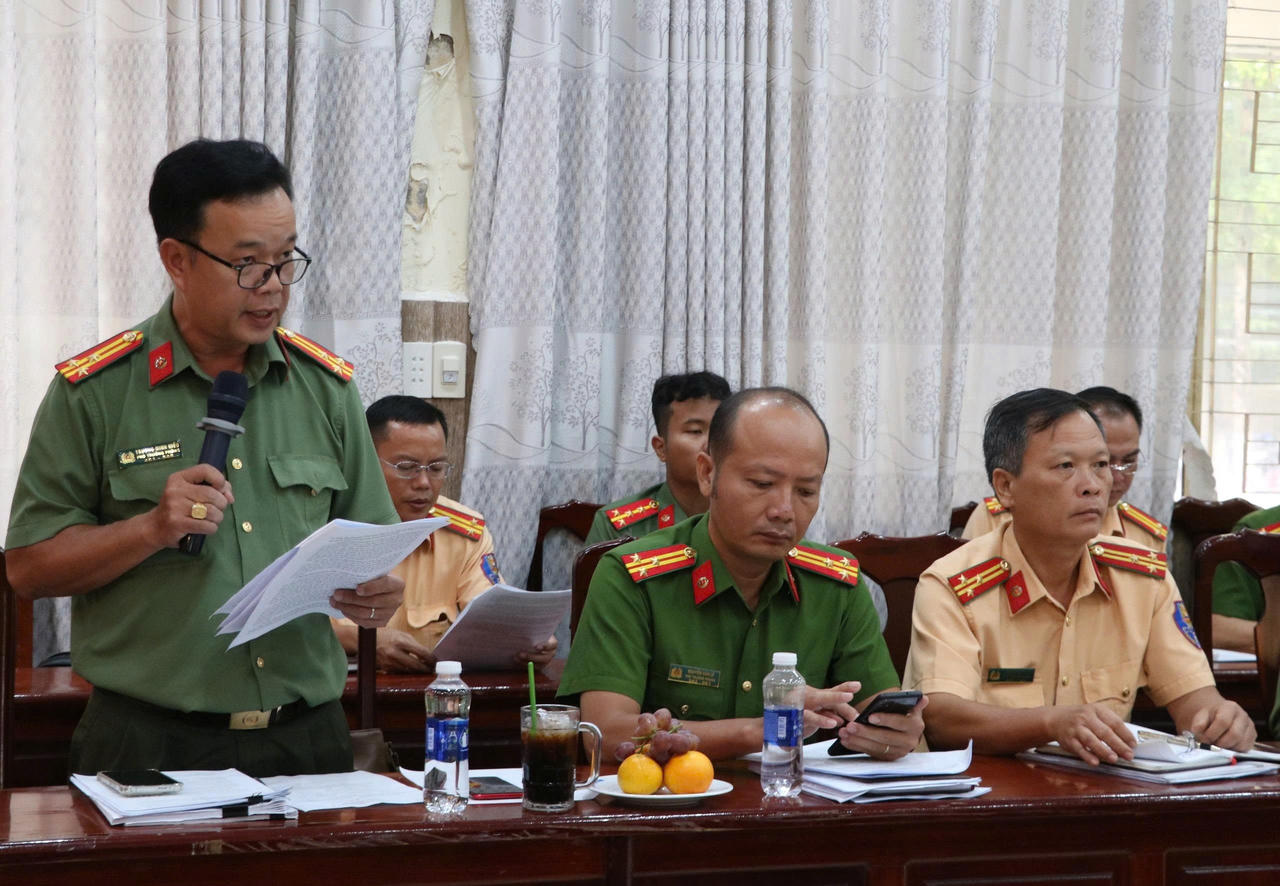 Ban Pháp chế HĐND tỉnh khảo sát công tác cải cách hành chính tại Công an tỉnh An Giang