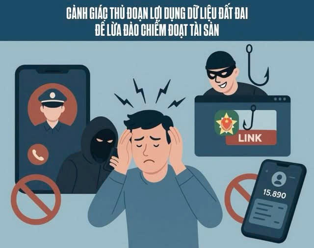 Cảnh giác thủ đoạn giả danh cán bộ làm sạch dữ liệu đất đai