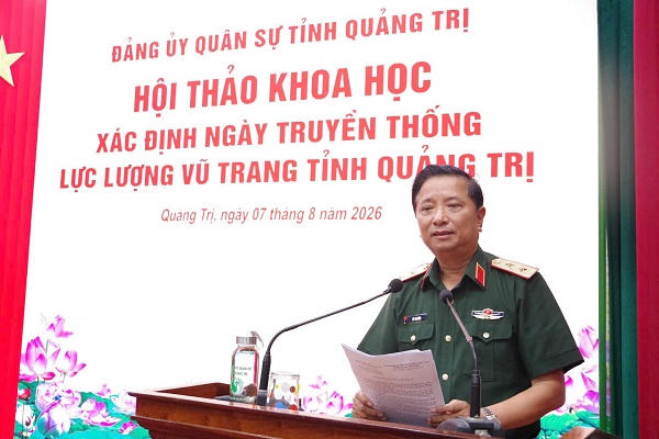 Xác định Ngày truyền thống LLVT Quảng Trị phải bảo đảm căn cứ khoa học, tính kế thừa