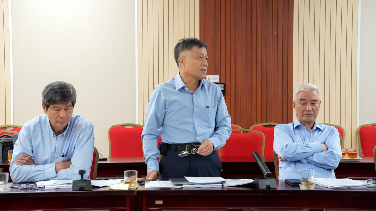 TS Phan Ngọc Trung, Trưởng Ban Tư vấn - Phản biện Hội Dầu khí Việt Nam phát biểu.