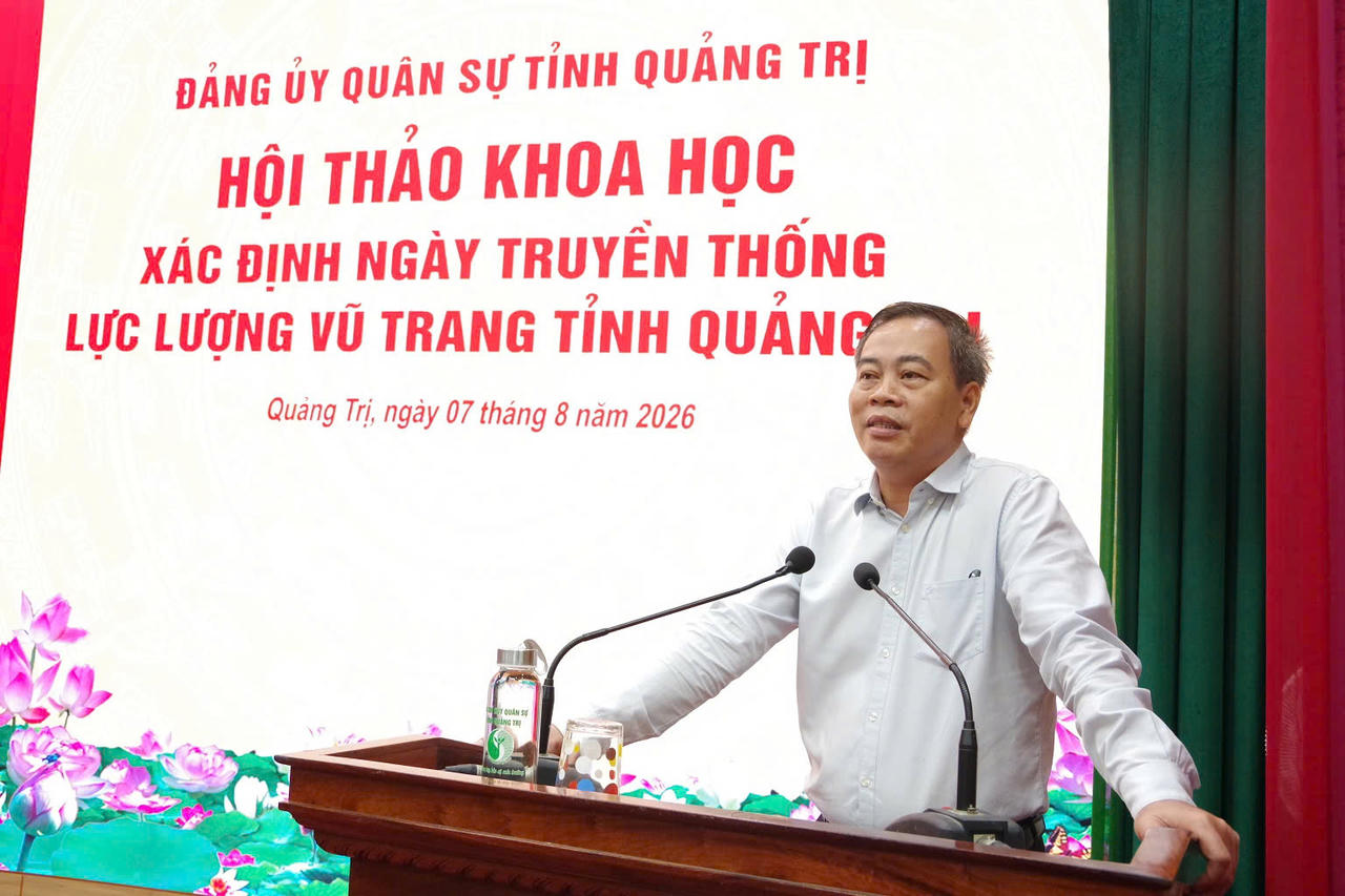 Ông Nguyễn Đăng Quang, Phó Bí thư Tỉnh ủy, Chủ tịch HĐND tỉnh phát biểu tại hội thảo. (Ảnh: Xuân Diện)