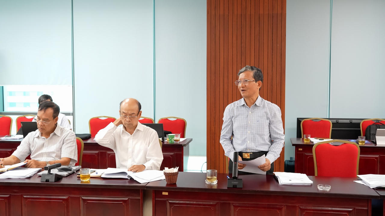 Ông Đặng Đình Luyến, nguyên Phó Chủ nhiệm Ủy ban Pháp luật của Quốc hội góp ý về dự thảo Luật Dầu khí (sửa đổi). 