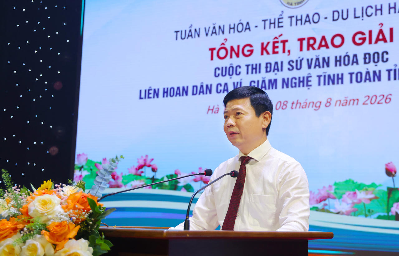 Ông Nguyễn Công Thành-Phó Giám đốc Sở Văn hóa, Thể thao và Du lịch Hà Tĩnh. Ảnh: PV