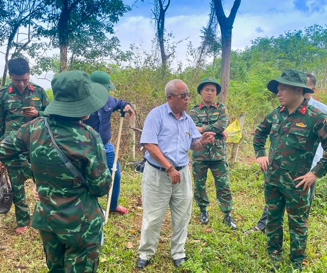 Có nguồn tin cho rằng các liệt sĩ sau đó được chôn cất tập thể tại một rãnh dài khoảng 60m ở khu vực Cồn Tiên. (Ảnh: Xã Cồn Tiên cung cấp)