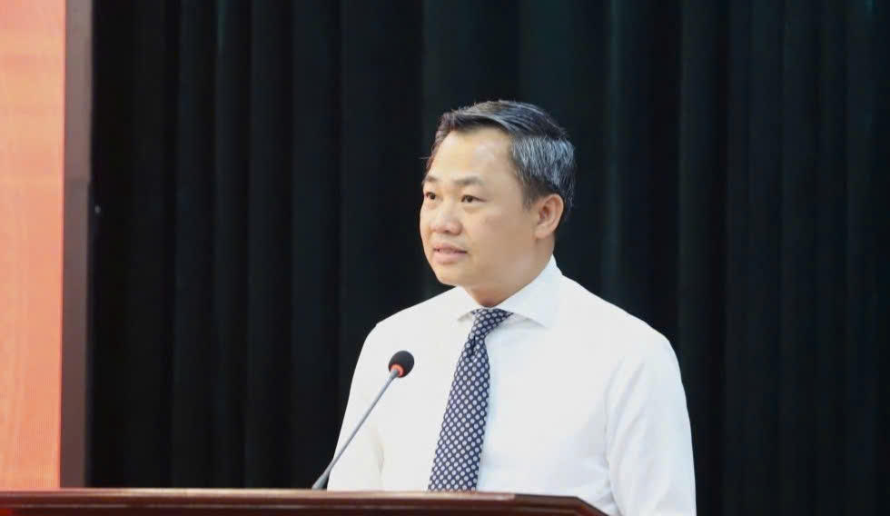 Ông Nguyễn Đình Việt, Chủ tịch UBND tỉnh Sơn La phát biểu tại hội nghị (Ảnh: CTV).