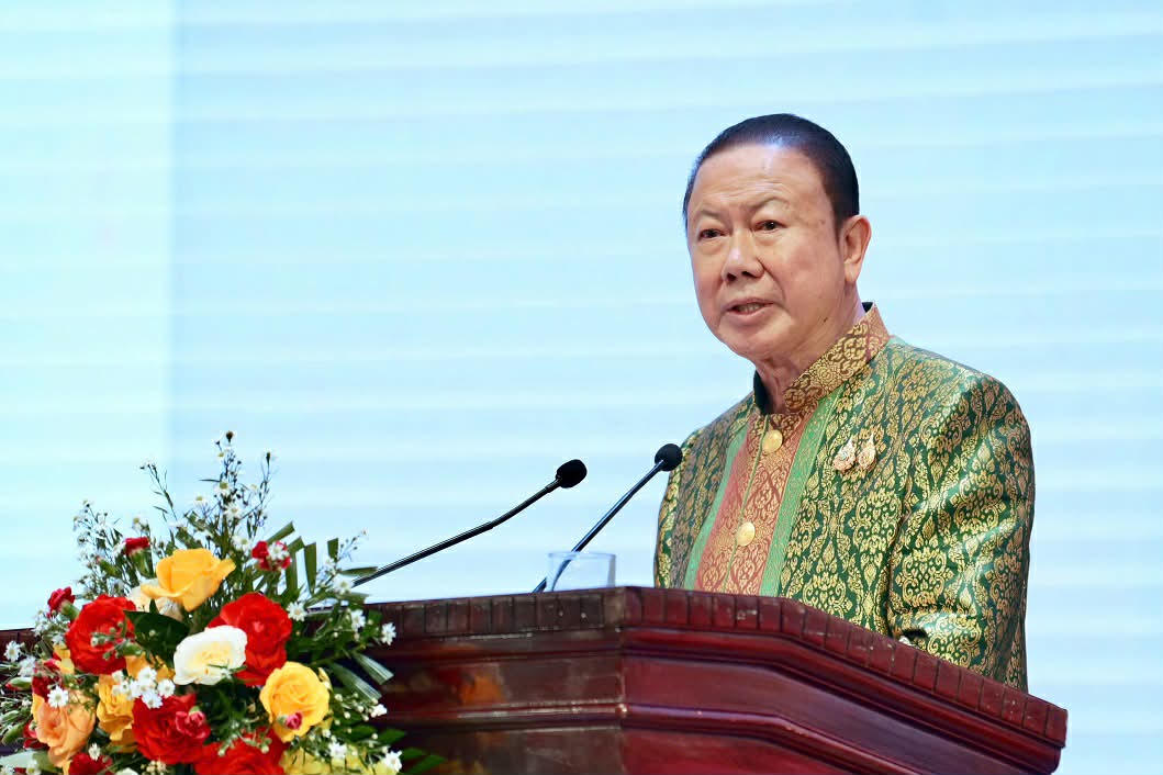 Ông Sanan Angubolkul, Chủ tịch Hội hữu nghị Thái Lan – Việt Nam. Ảnh: V. Khánh