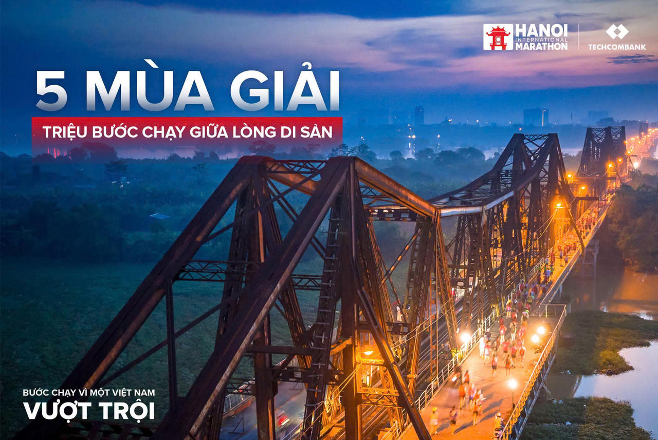 Giải Marathon Quốc tế Hà Nội Techcombank: Từ đường chạy di sản đến bước tiến vượt trội. Ảnh Techcombank