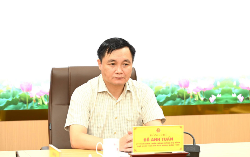 Ông Đỗ Anh Tuấn - Phó Chủ tịch UBND tỉnh Tuyên Quang điều hành Sở Giáo dục và Đào tạo. Nguồn: CTTĐT Tuyên Quang
