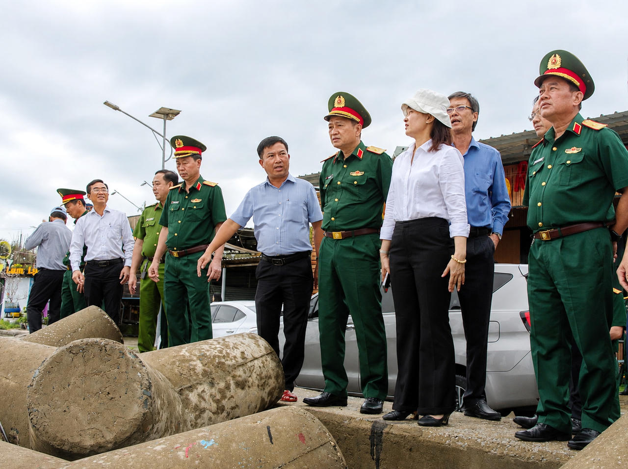Ban Chỉ đạo Phòng thủ dân sự quốc gia kiểm tra công tác phòng, chống thiên tai tại Cà Mau