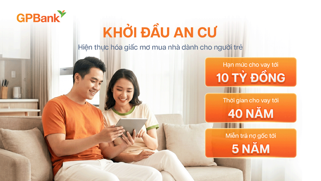 GPBank ra mắt “Khởi đầu an cư” đồng hành cùng người trẻ mua nhà. Ảnh: GPBank