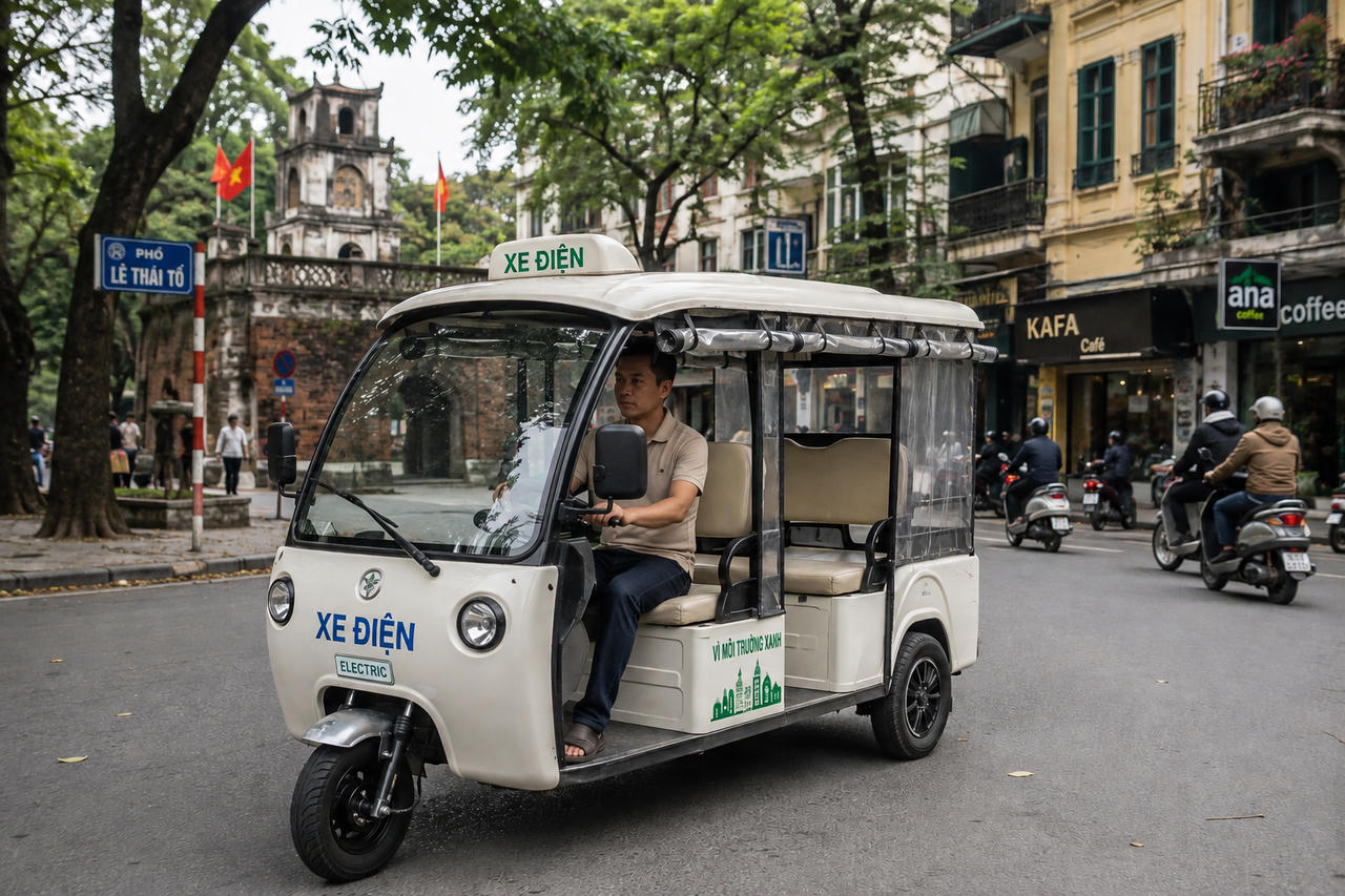 Trước 31/8, Bộ Công an phải hoàn thiện hồ sơ Đề án thí điểm xe ba bánh điện