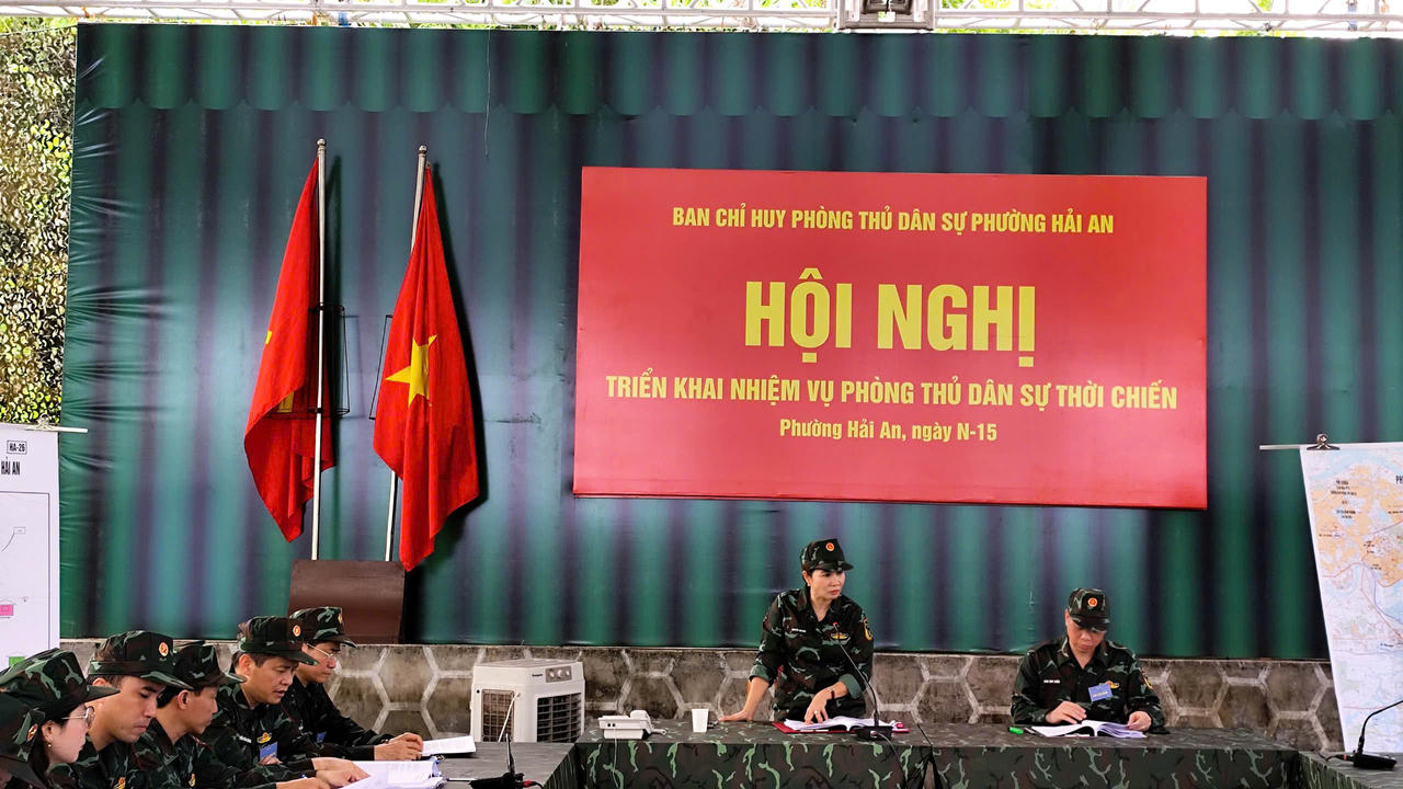 Hải An diễn tập chiến đấu trong khu vực phòng thủ năm 2026