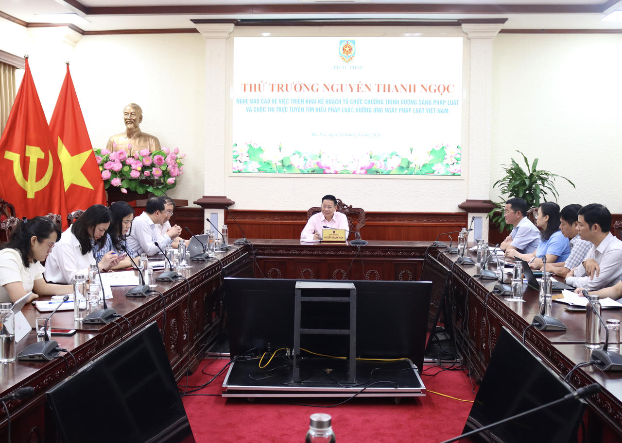Sẵn sàng triển khai các hoạt động hưởng ứng Ngày Pháp luật Việt Nam năm 2026