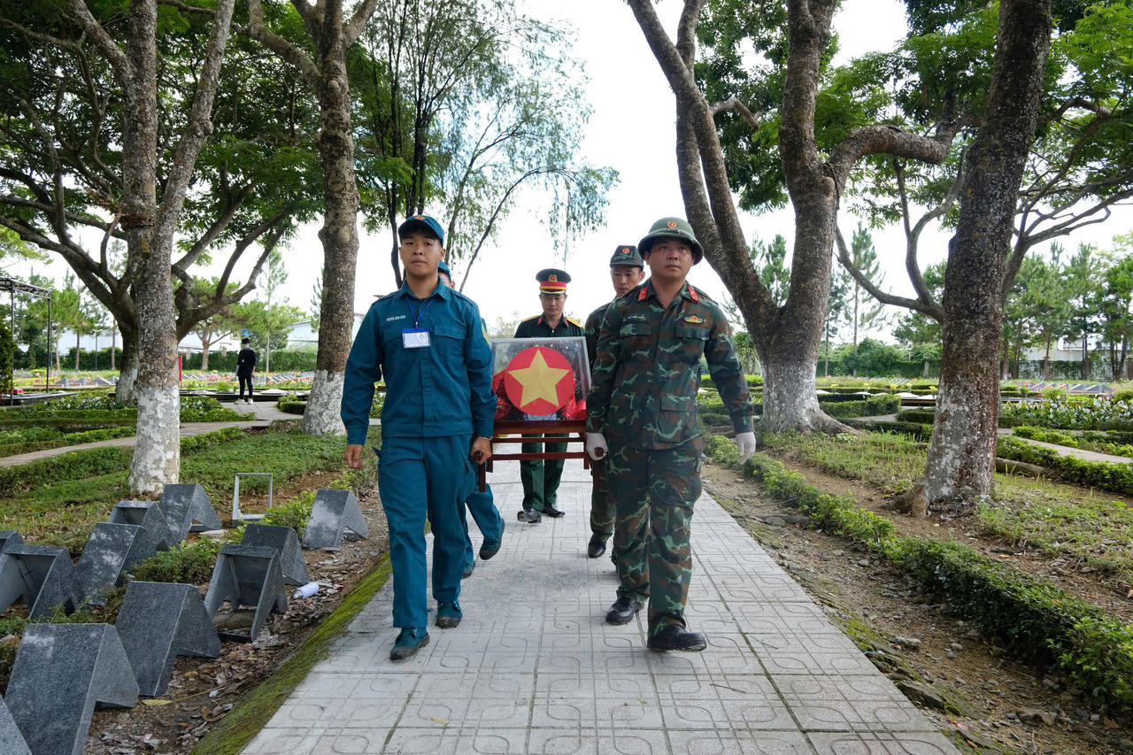 Lâm Đồng hoàn thành lấy mẫu ADN hài cốt liệt sĩ