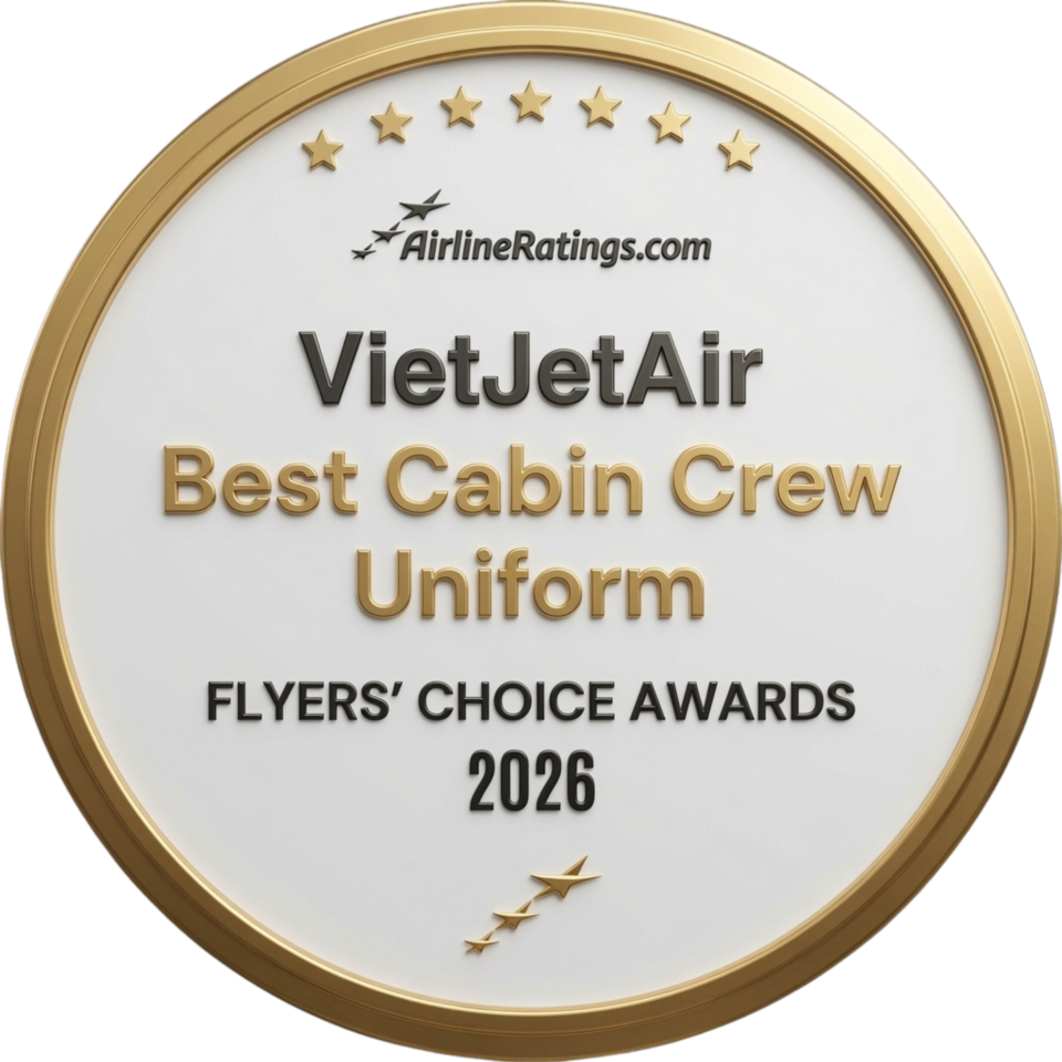 Vietjet - Best Cabin Crew Uniform 2026 by AirlineRatings (Ảnh:Vietjet)