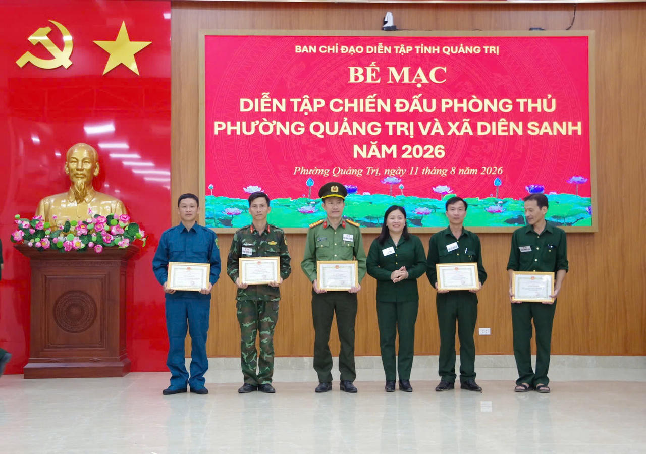 Quảng Trị: Hiệp đồng chặt chẽ, xử trí linh hoạt trong diễn tập chiến đấu phòng thủ