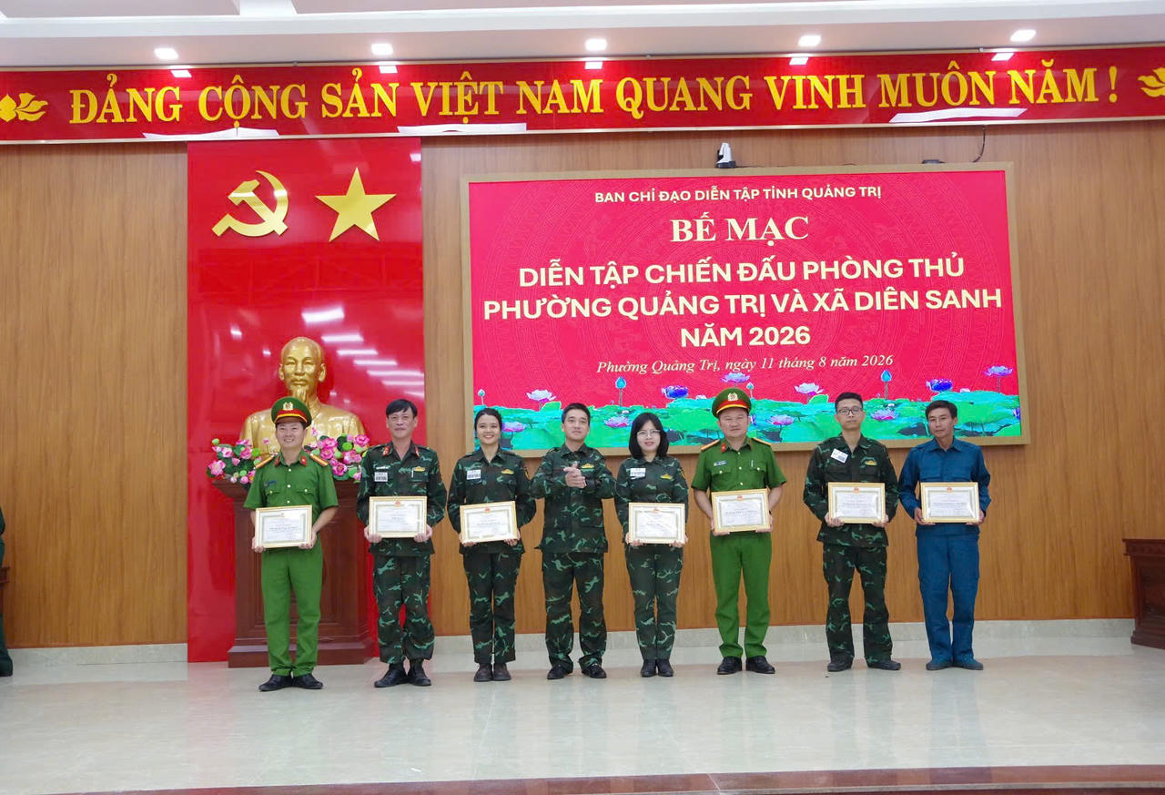 Quảng Trị: Hiệp đồng chặt chẽ, xử trí linh hoạt trong diễn tập chiến đấu phòng thủ