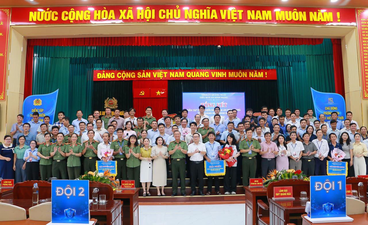 Quảng Ngãi nhận diện "lỗ hổng" thông tin trên không gian mạng qua diễn tập thực chiến