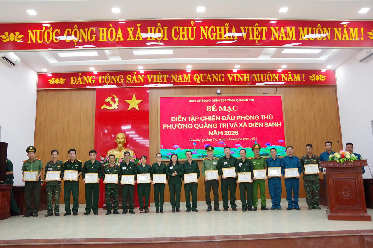 Quảng Trị: Hiệp đồng chặt chẽ, xử trí linh hoạt trong diễn tập chiến đấu phòng thủ