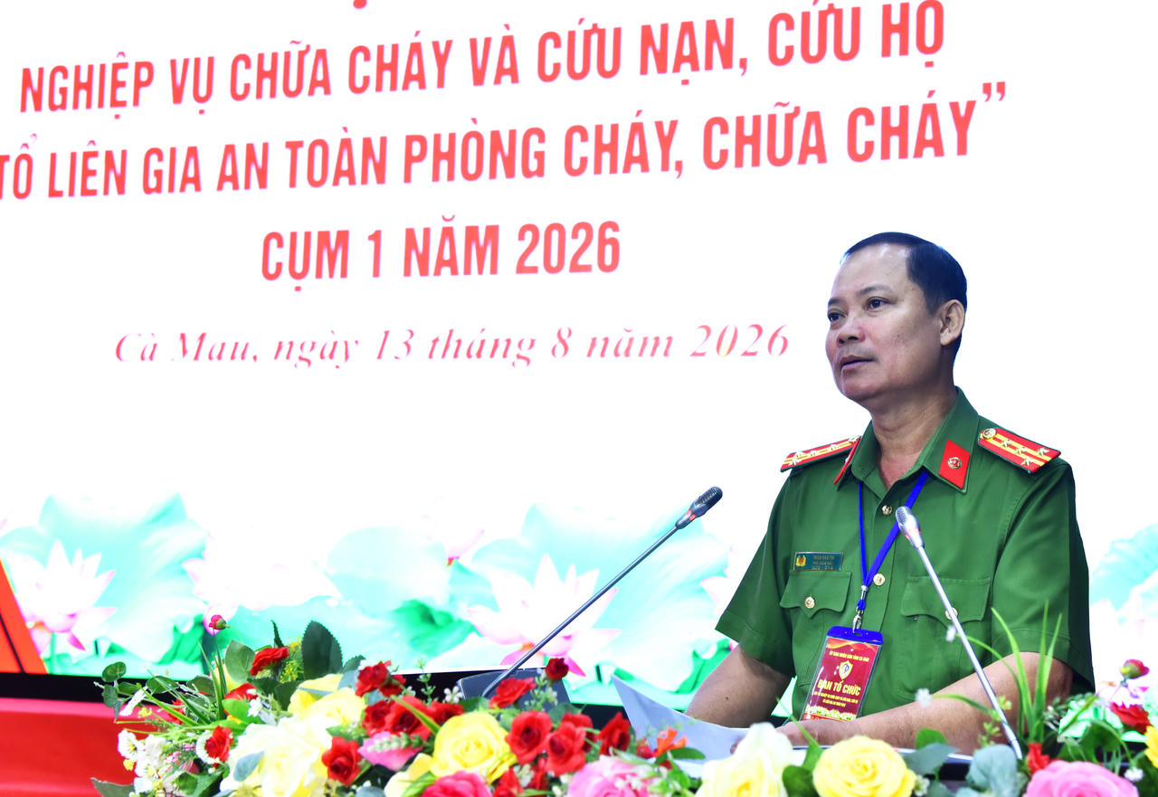 Thi nghiệp vụ chữa cháy và cứu nạn, cứu hộ ở Cà Mau