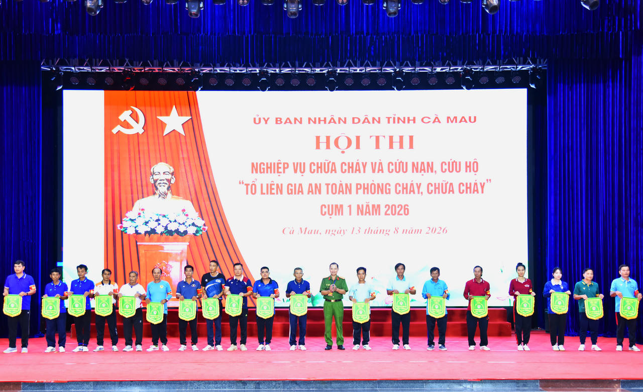Thi nghiệp vụ chữa cháy và cứu nạn, cứu hộ ở Cà Mau