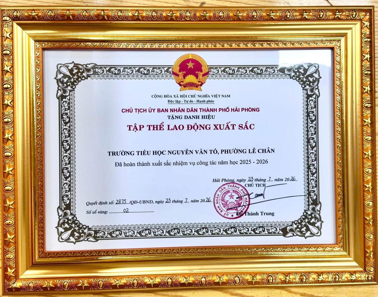 Trường Tiểu học Nguyễn Văn Tố ghi dấu ấn với nhiều thành tích nổi bật năm học 2025-2026