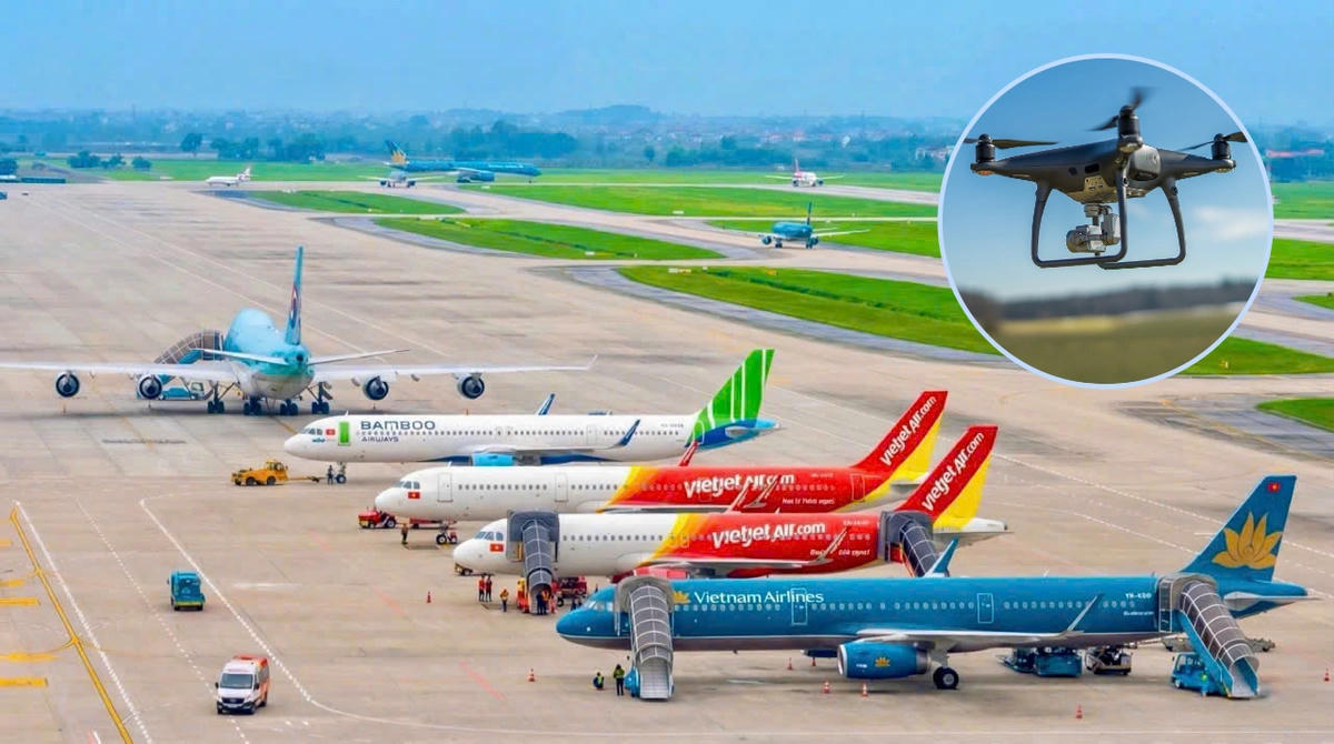 UAV xâm nhập vùng cấm bay: 17 vụ trong 6 tháng, hàng không thiệt hại hàng tỷ đồng