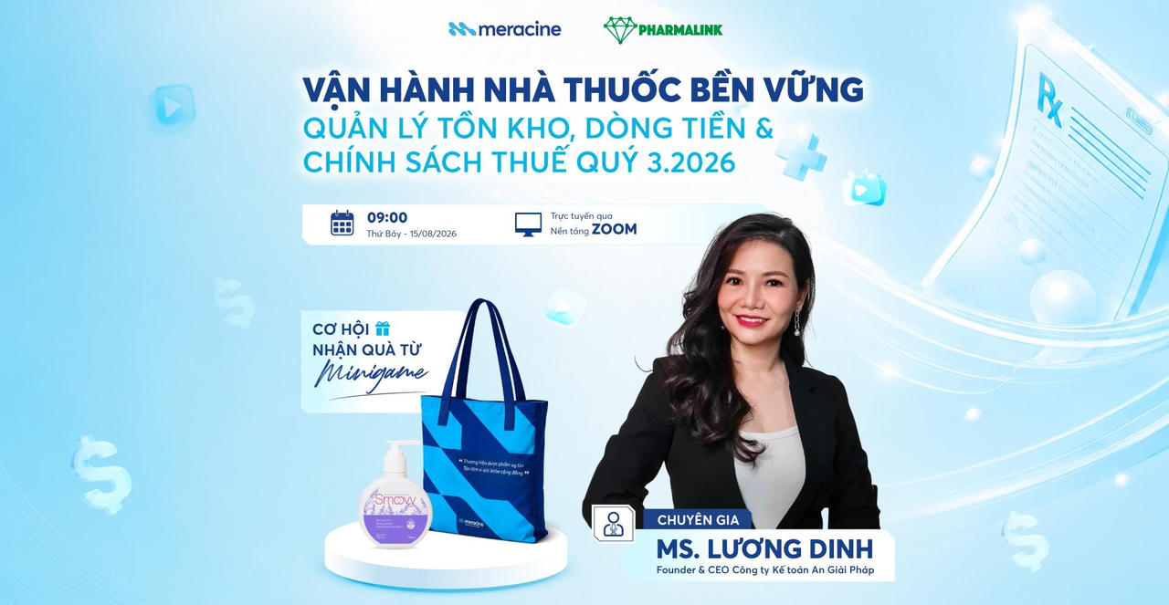 Nhà thuốc được giải đáp cùng chuyên gia Thuế đồng thời có cơ hội nhận quà từ minigame của Ban tổ chức (Ảnh do Meracine cung cấp)