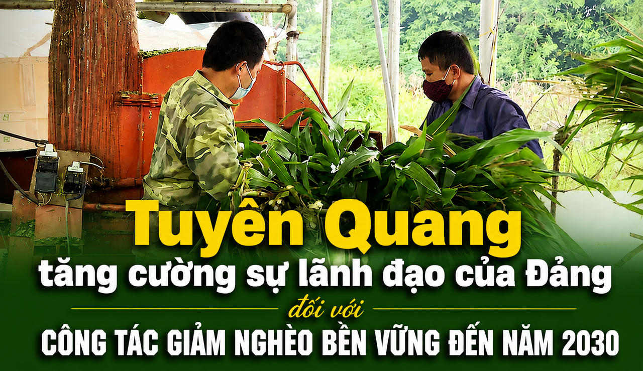 Tuyên Quang triển khai kế hoạch tăng cường sự lãnh đạo của Đảng đối với công tác giảm nghèo bền vững đến năm 2030
