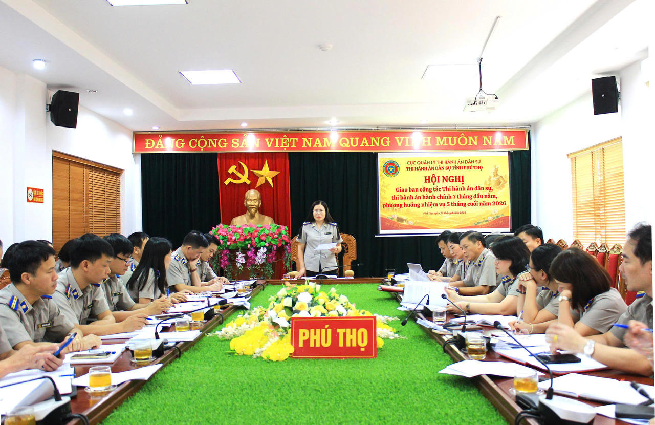 Thi hành án dân sự Phú Thọ: Đột phá từ Nền tảng số, chuyển biến từ hành động