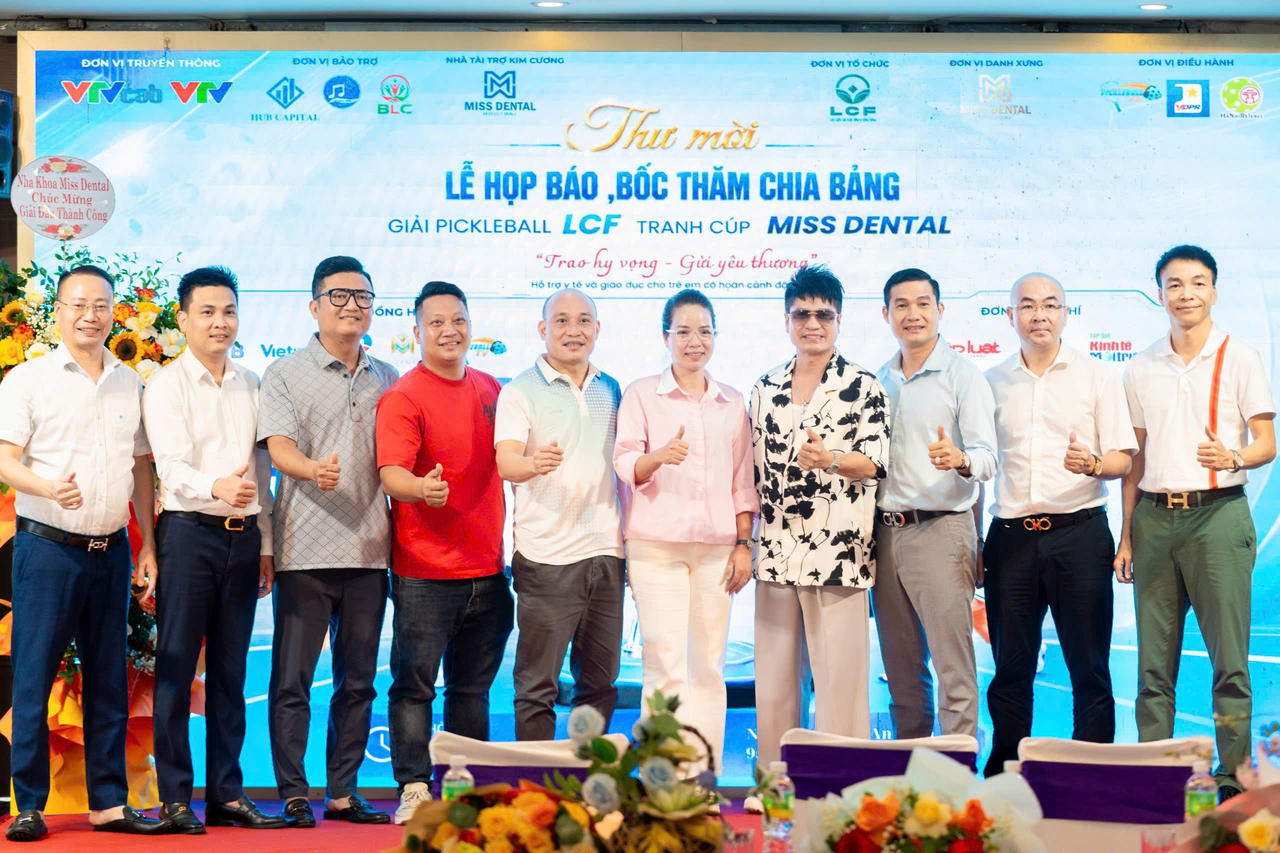 Hà Nội: 500 Vận động viên tham gia bốc thăm chia đội Giải Pickleball gây quỹ “Xuân biên phòng ấm lòng dân bản” 