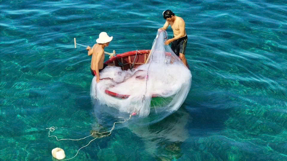  Nghề đánh cá của cư dân Lý Sơn (ảnh Vân Anh)