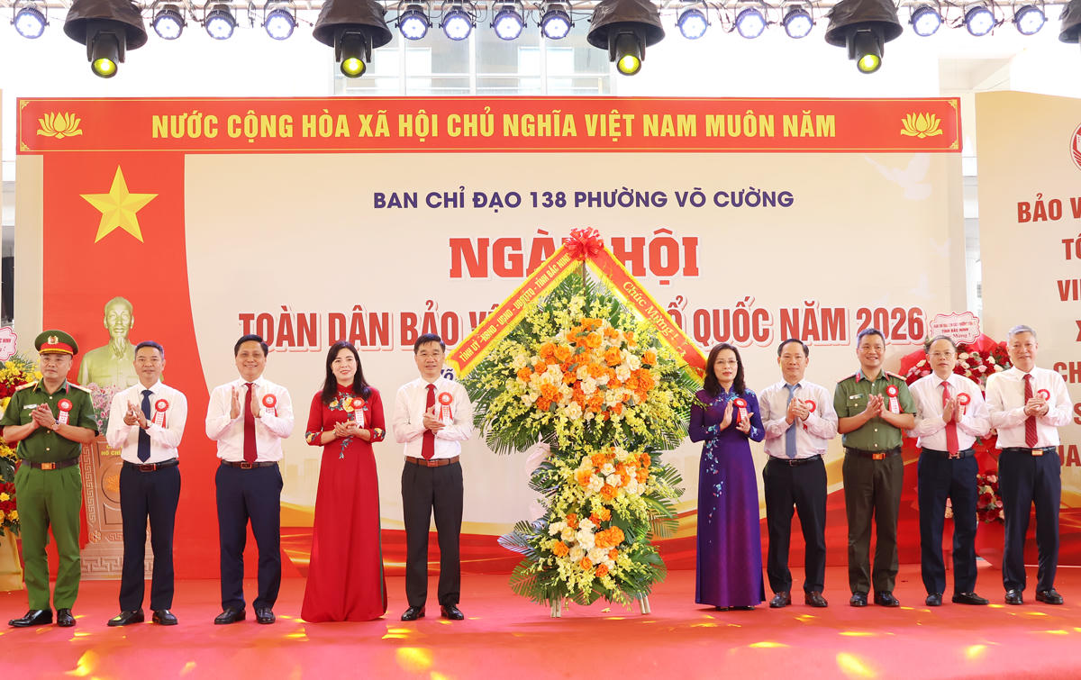 Phường Võ Cường phát huy sức dân trong bảo vệ an ninh Tổ quốc