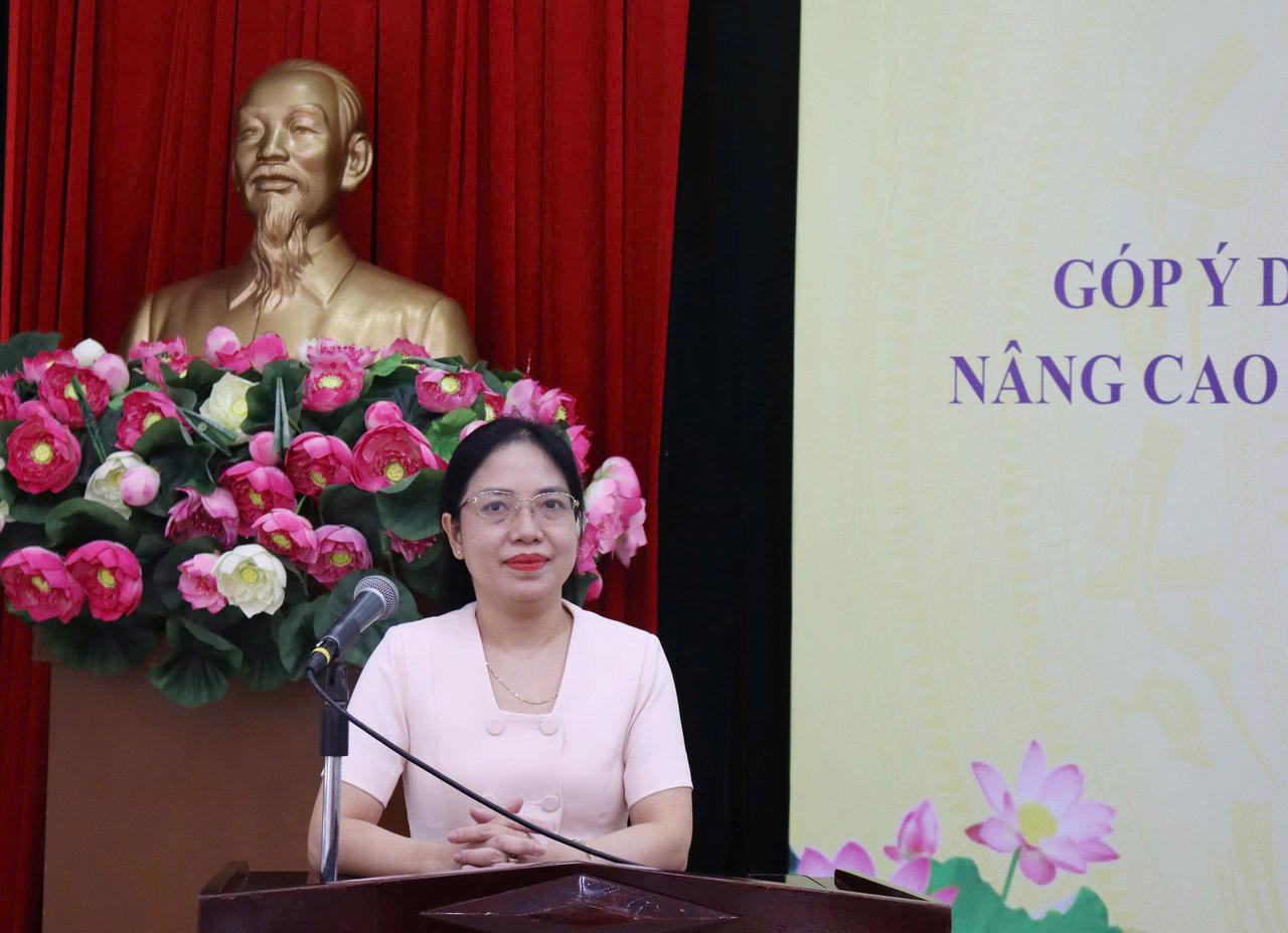 Phó Cục trưởng Cục KTVB&TCTHPL Nguyễn Thị Minh Phương phát biểu khai mạc.