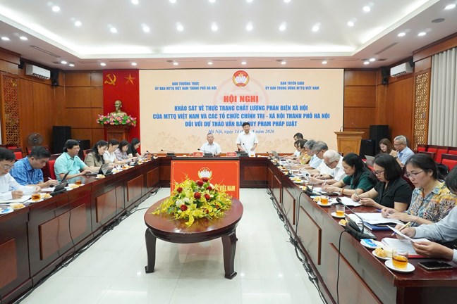 Nâng cao chất lượng phản biện xã hội đối với dự thảo văn bản quy phạm pháp luật