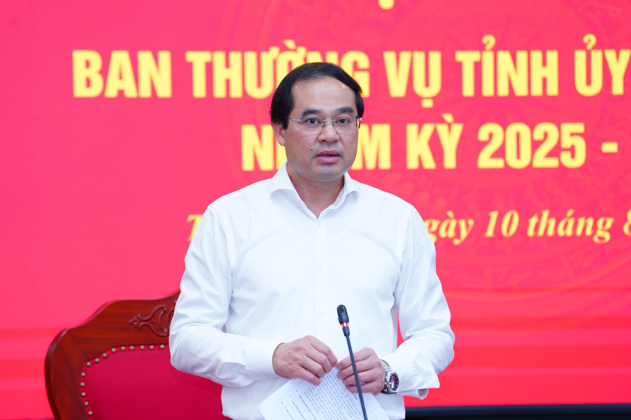 Đồng chí Trịnh Xuân Trường ,Ủy viên Ban Chấp hành TW Đảng , Bí Thư Tỉnh ủy Thái Nguyên.