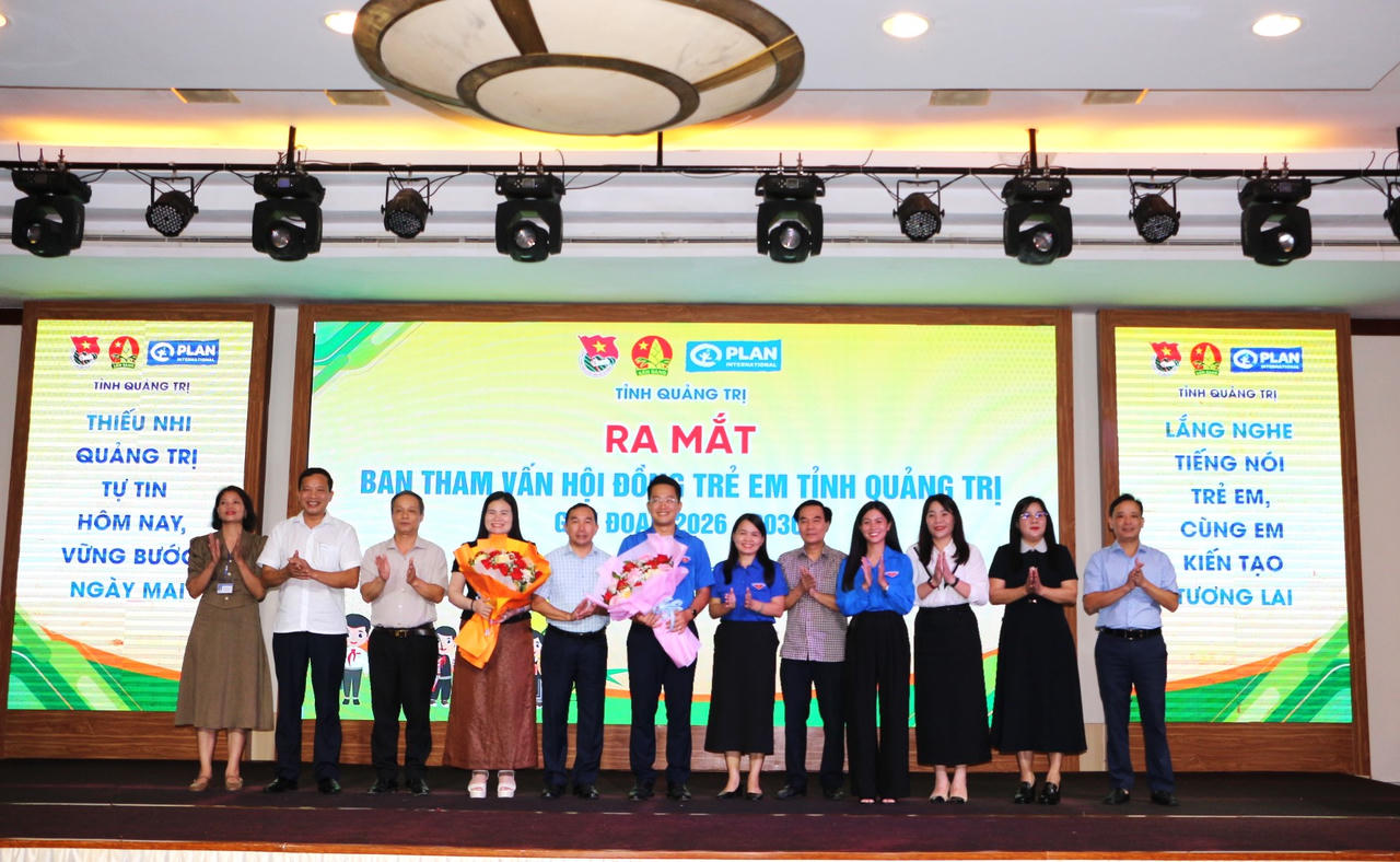 Ra mắt Ban Tham vấn Hội đồng Trẻ em tỉnh Quảng Trị.