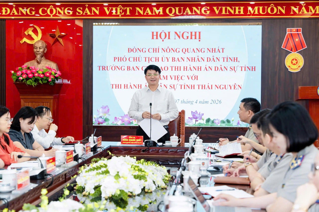 Thái Nguyên: Tăng cường sự lãnh đạo của Đảng trong công tác thi hành án dân sự, thi hành án hành chính