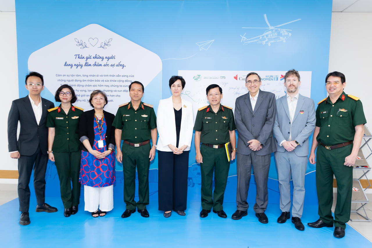 Bệnh viện Quân y 175 và UN Women tăng cường sẵn sàng bảo đảm y tế lấy con người làm trung tâm