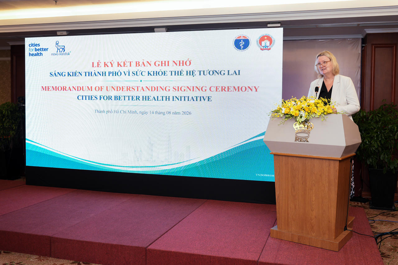 Bà Lina Gandløse Hansen, Đại sứ, ĐSQ Đan Mạch tại Việt Nam. 