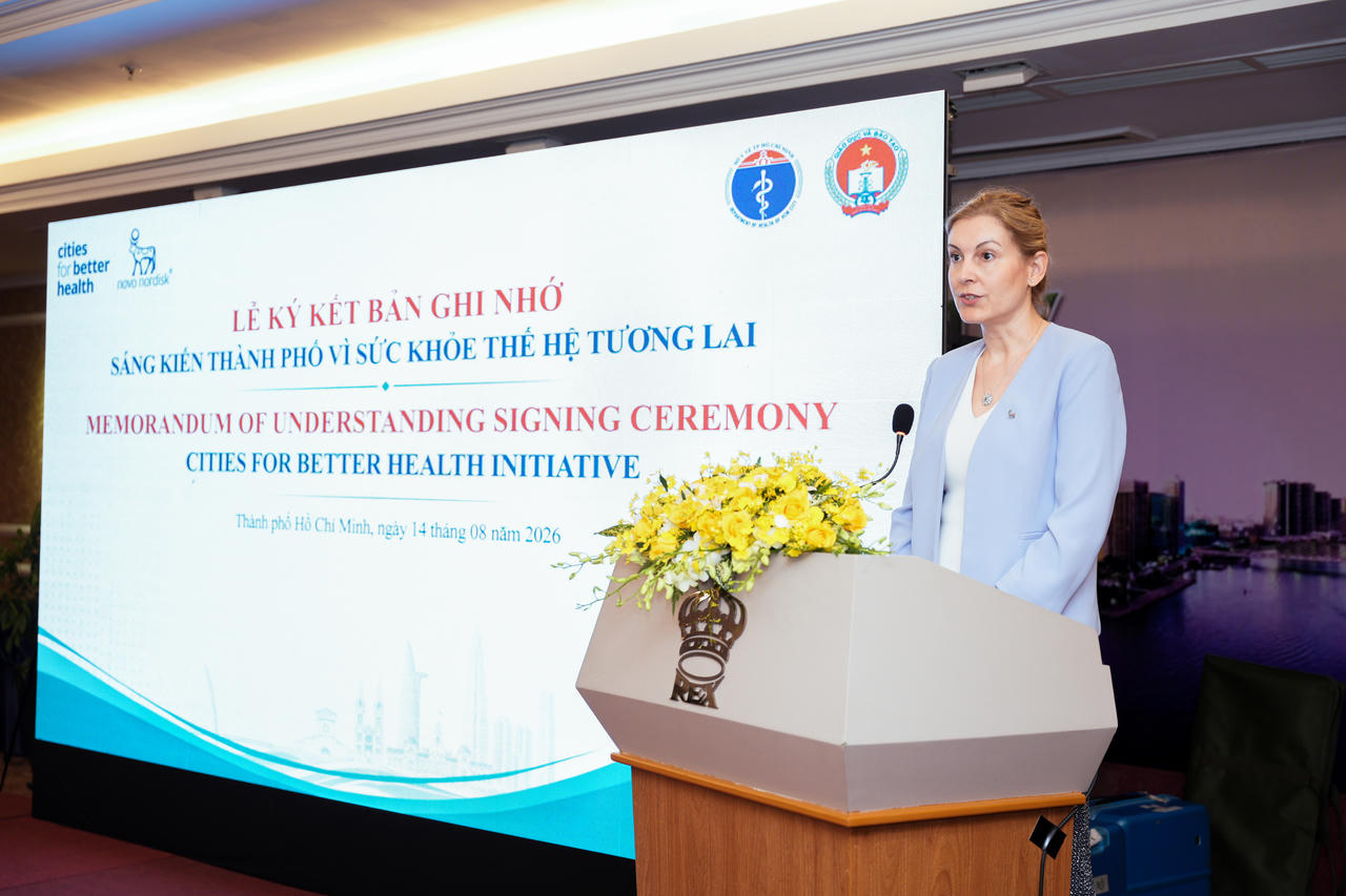 Bà Sule Erdim Ersoy, Tổng Giám đốc Novo Nordisk VN. 