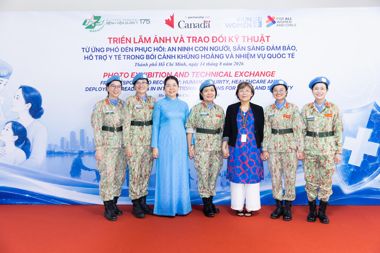 Bệnh viện Quân y 175 và UN Women tăng cường sẵn sàng bảo đảm y tế lấy con người làm trung tâm