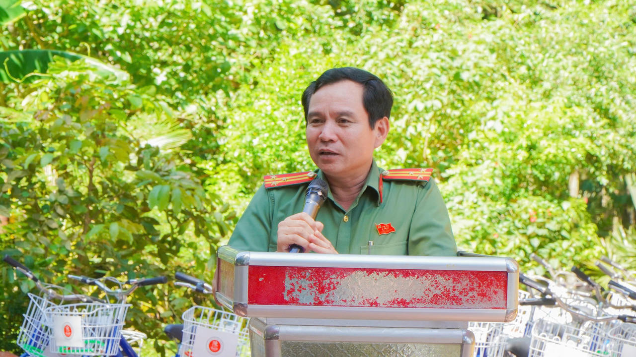Thượng tá Huỳnh Nhân - Phó Trưởng phòng Phòng An ninh dân tộc (P4), Cục An ninh nội địa, Bộ Công an chia sẻ