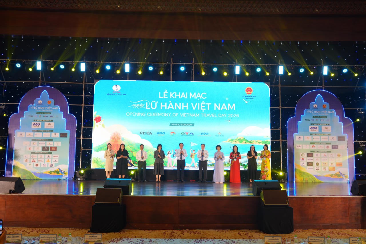 Lễ Khai mạc Ngày Lữ hành Việt Nam 2026. Ảnh: Ngọc Châu.